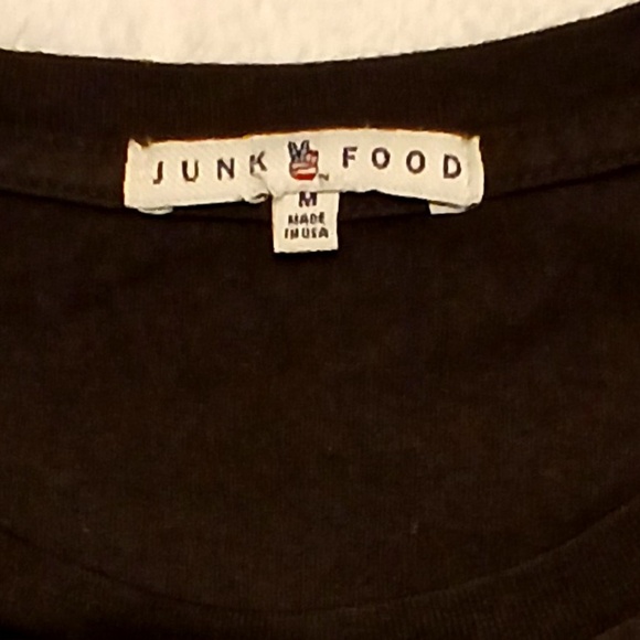 🔥🔥ON SALE Junk Food Marvel Iron Man Comics Premium T-Shirt Men M Superhero Black - Picture 2 of 4